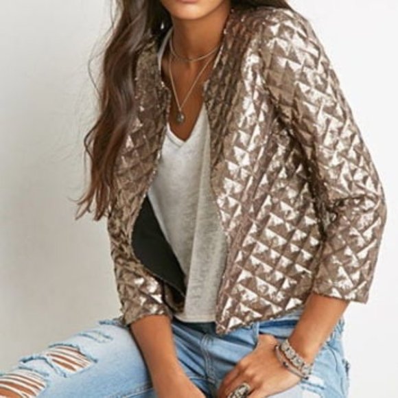 Forever 21 Jackets & Blazers - Forever 21 Sequin Jacket